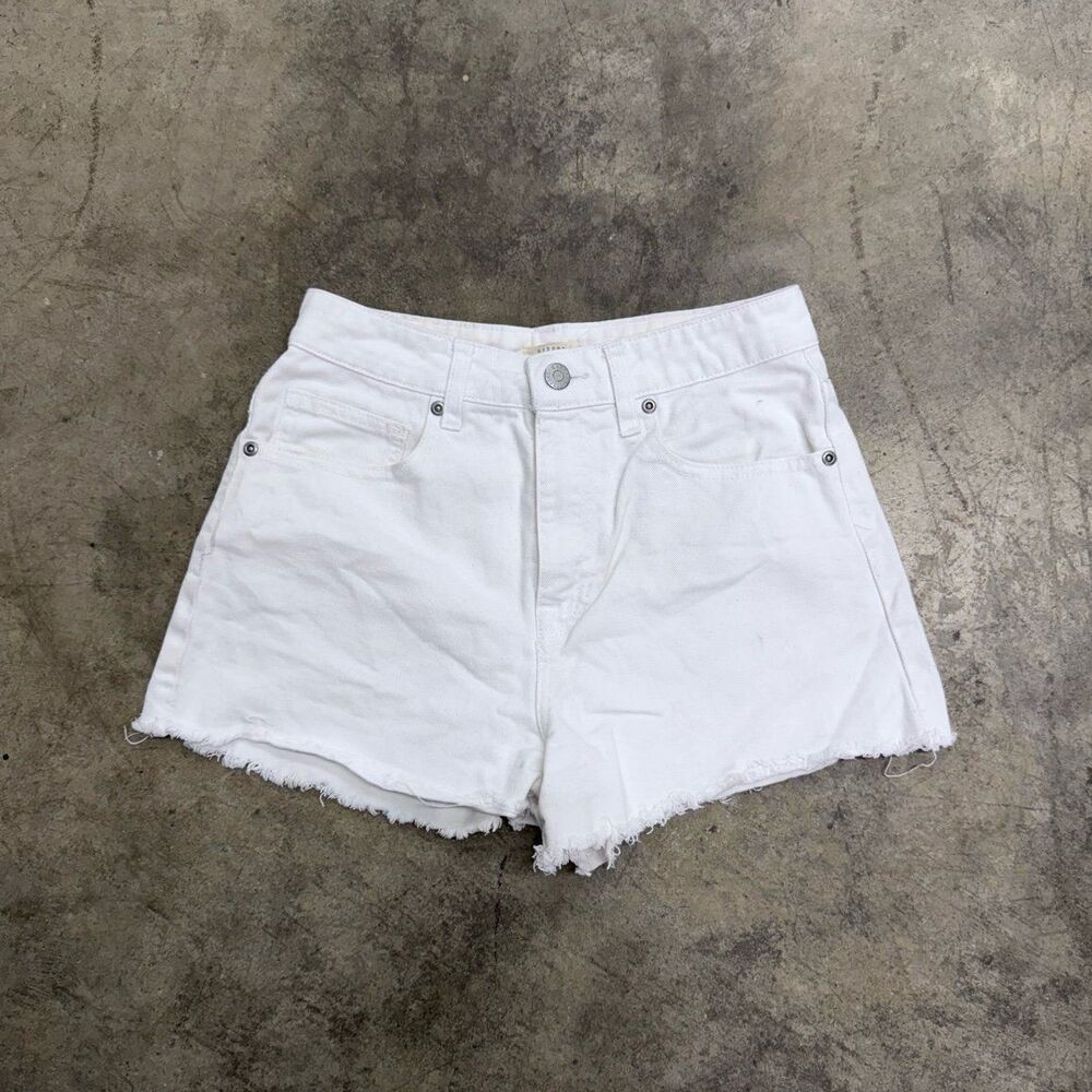 Harper heritage distressed white Jean shorts